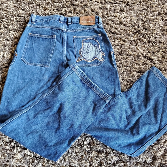 Vintage Platinum Fubu Fat Albert Jeans 